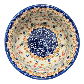 Polish Pottery 4.5" Bowl (Wildflower Delight) | M082S-P273 Additional Image at PolishPotteryOutlet.com