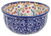Polish Pottery 4.5" Bowl (Wildflower Delight) | M082S-P273 at PolishPotteryOutlet.com