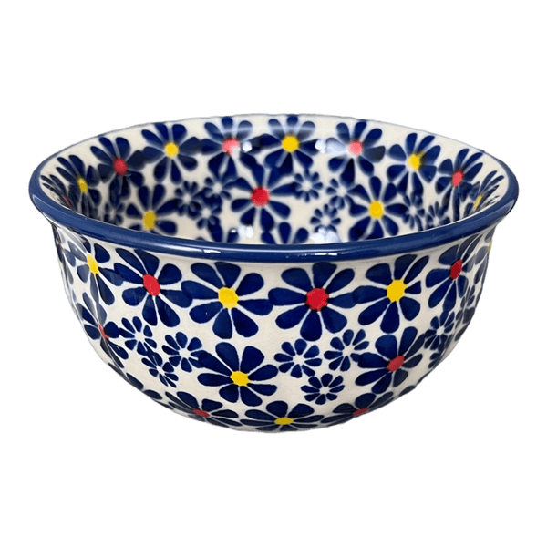 Blue Rose Polish Pottery  Country Meadow Small Mixing Bowl