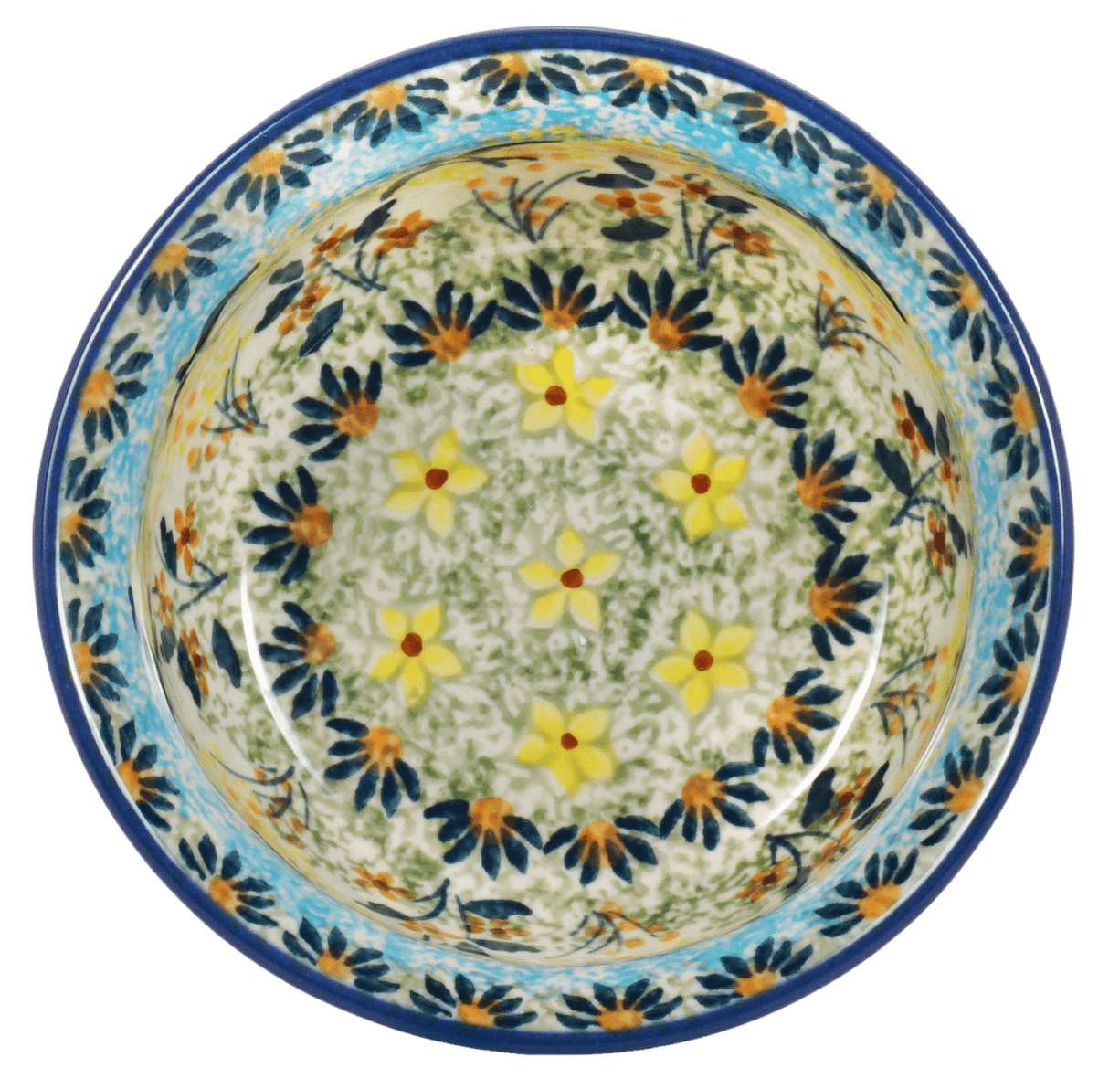 Bowl, Round, 4.5" in "Soaring Swallows" by Manufaktura | M082S-WK57