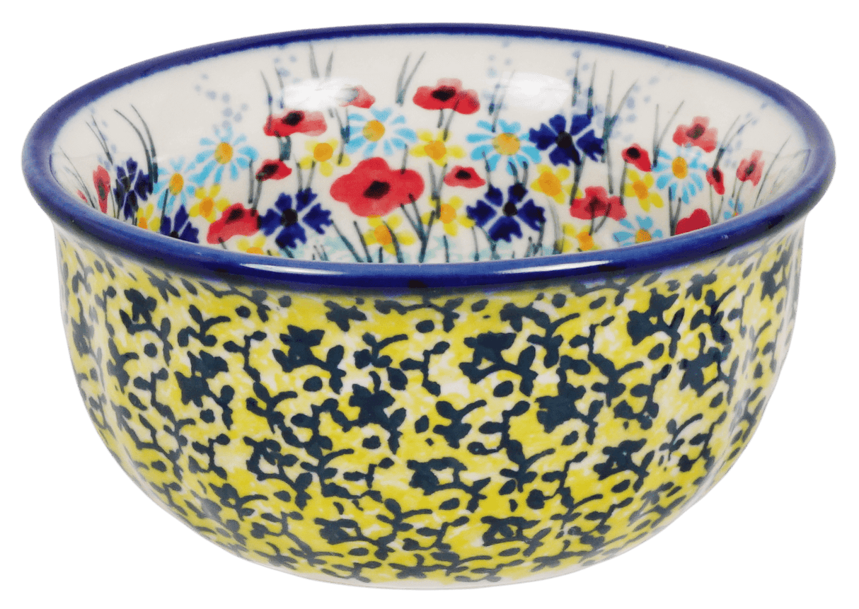 Bowl, Round, 4.5" in "Sunlit Wildflowers" by Manufaktura | M082S-WK77