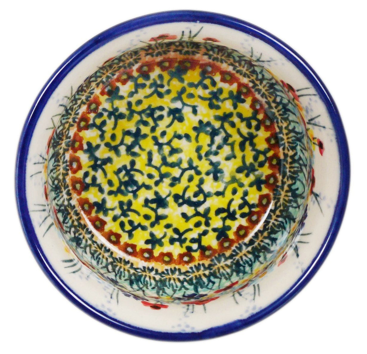 Bowl, Round, 4.5" in "Sunlit Wildflowers" by Manufaktura | M082S-WK77