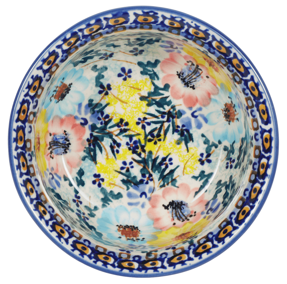 Bowl, Round, 4.5" in "Brilliant Garland" by Manufaktura | M082S-WK79