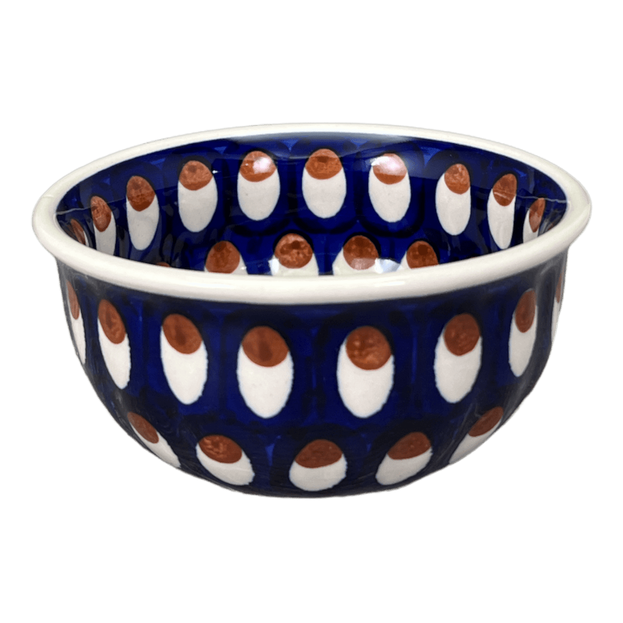 Bowl, Round, 4.5" in "Pheasant Feathers" by Manufaktura | M082T-52