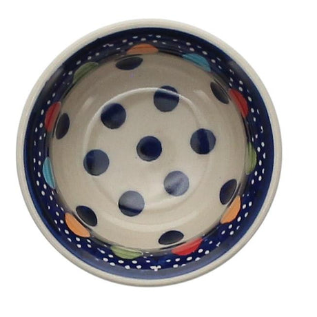 Bowl, Round, 3.5" in "Neon Dots" by Manufaktura | M081T-AS54