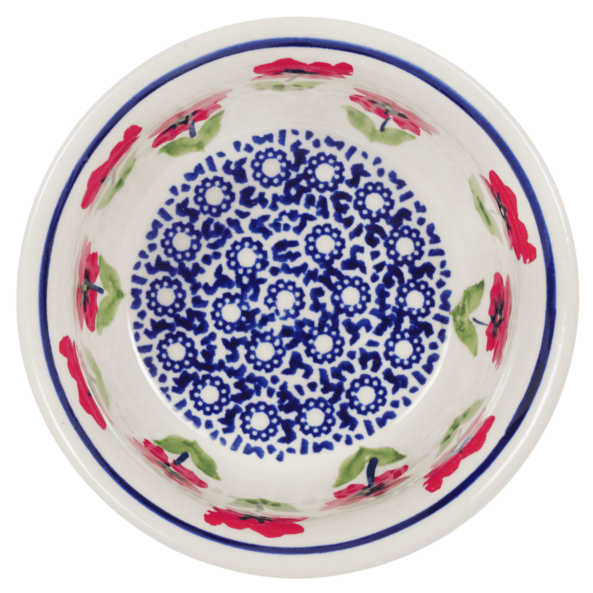 Bowl, Round, 4.5" in "Poppy Garden" by Manufaktura | M082T-EJ01
