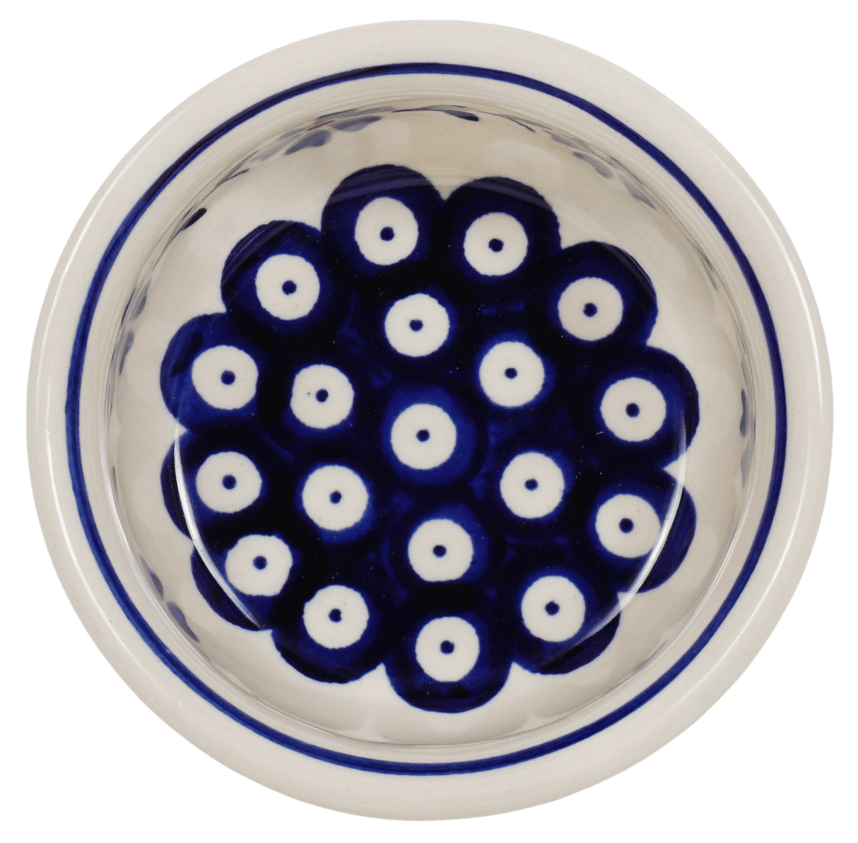 Bowl, Round, 4.5" in "Periwinkle Chain" by Manufaktura | M082T-P213