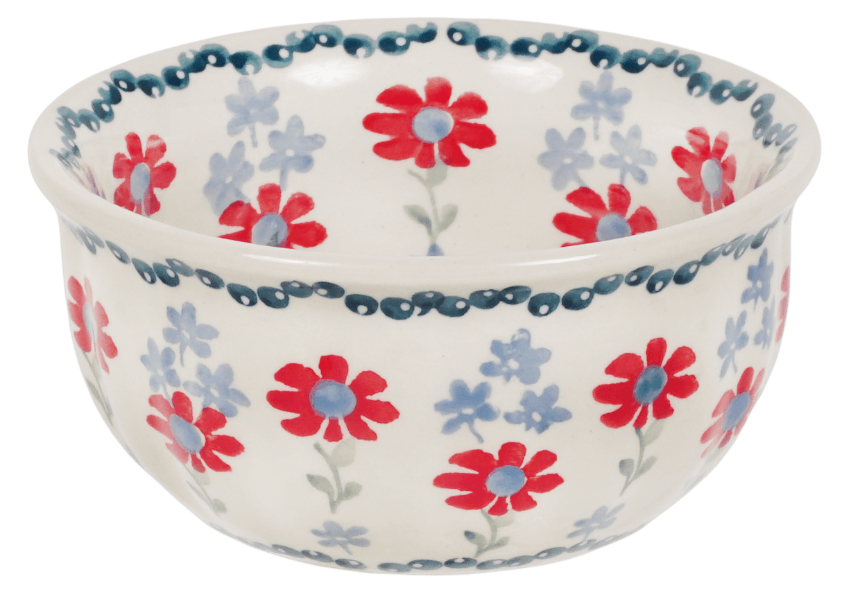 Bowl, Round, 4.5" in "Summer Blossoms" by Manufaktura | M082T-P232