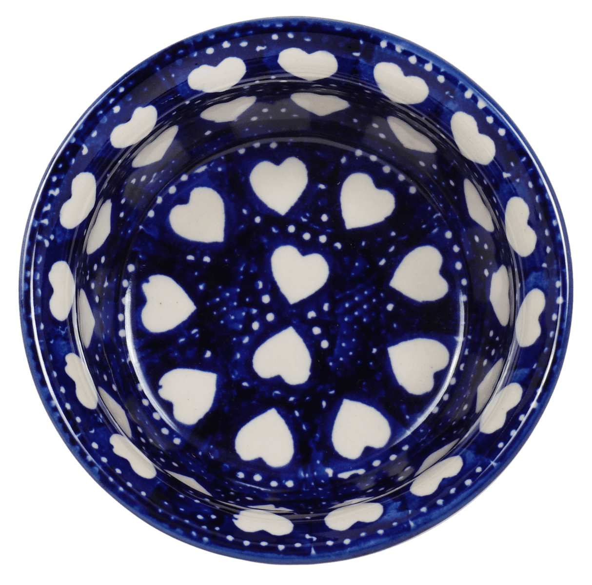 Bowl, Round, 4.5" in "Torrent of Hearts" by Manufaktura | M082T-SEM