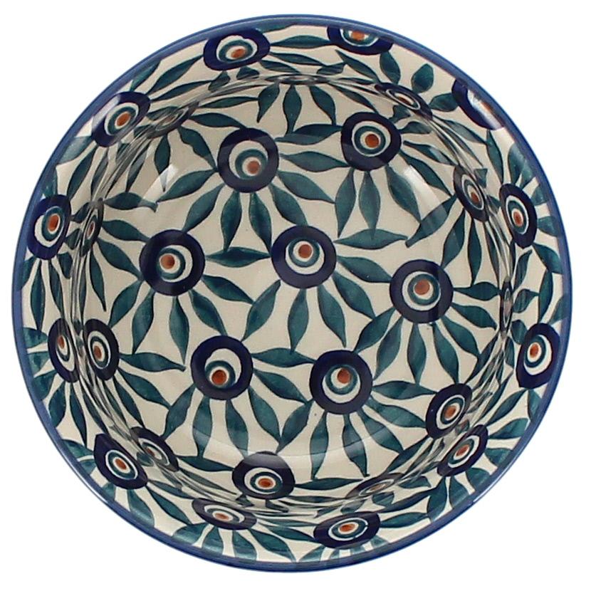 Bowl, Round, 5.5" in "Peacock Parade" by Manufaktura | M083U-AS60