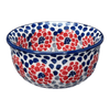 Polish Pottery 4.5" Bowl (Falling Petals) | M082U-AS72 at PolishPotteryOutlet.com