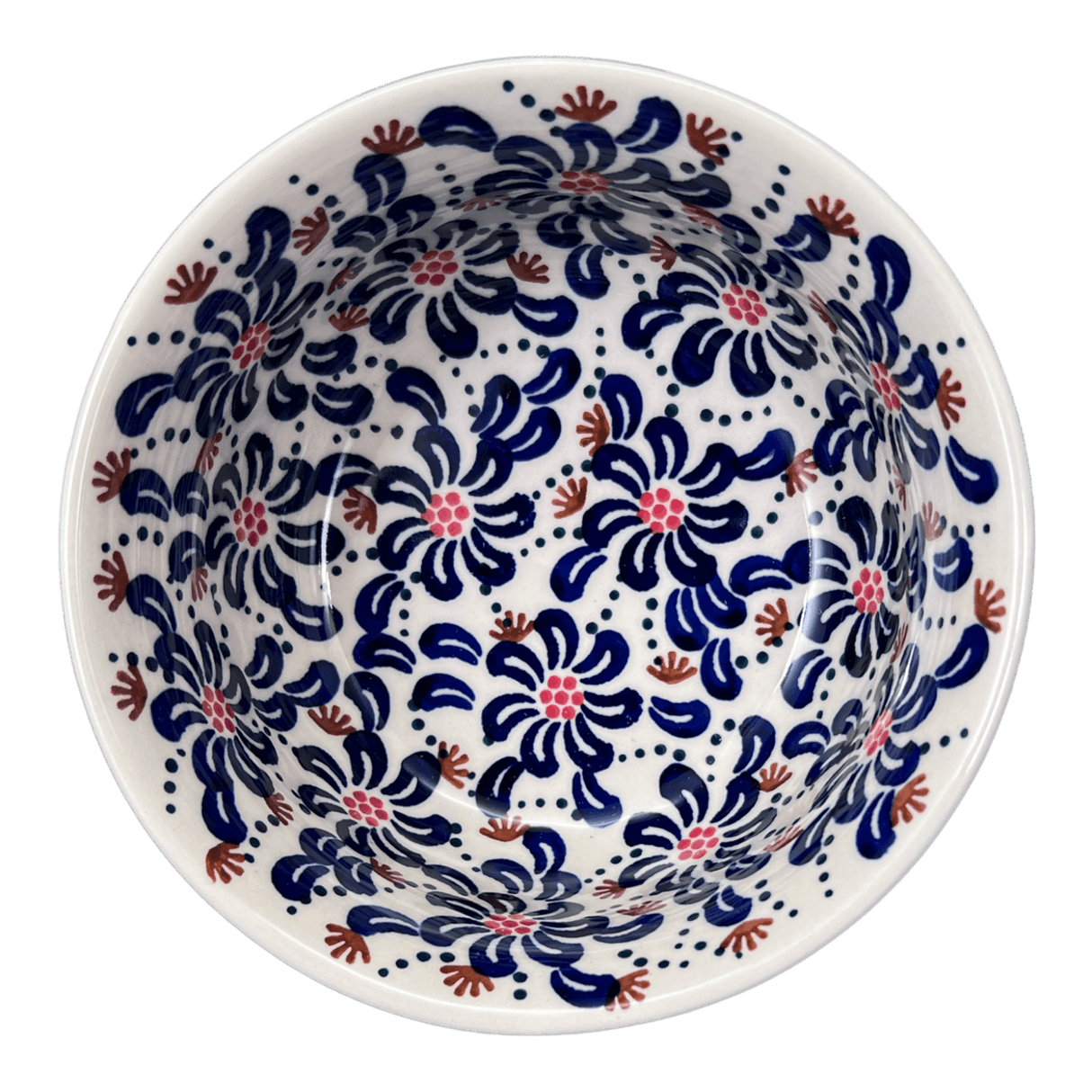 Bowl, Round, 4.5" in "Floral Fireworks" by Manufaktura | M082U-BSAS