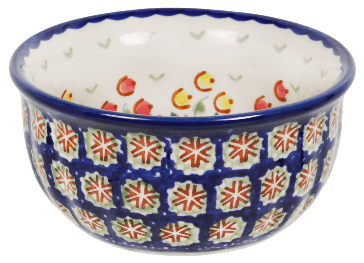 Bowl, Round, 4.5" in "Floral Spray" by Manufaktura | M082U-DSO