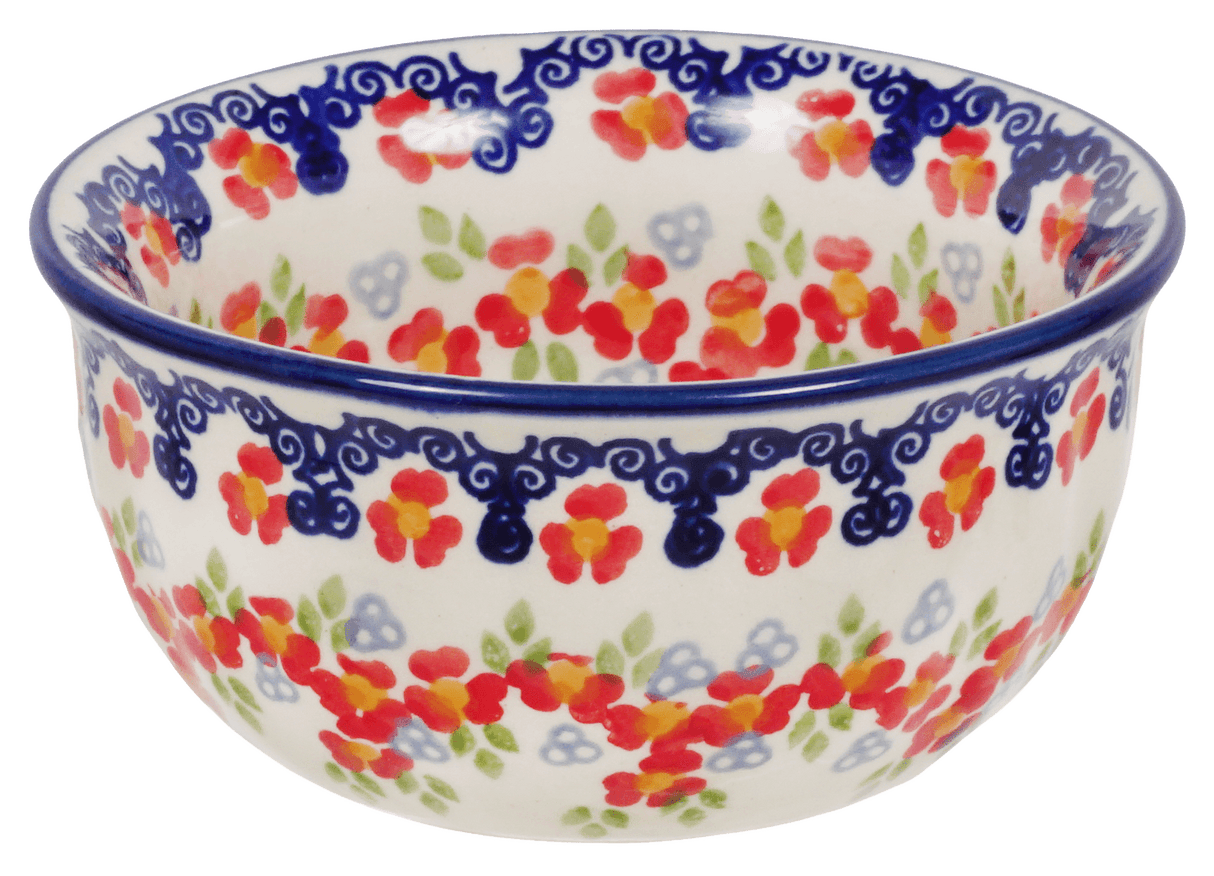 Bowl, Round, 4.5" in "Ring Around the Rosie" by Manufaktura | M082U-P321