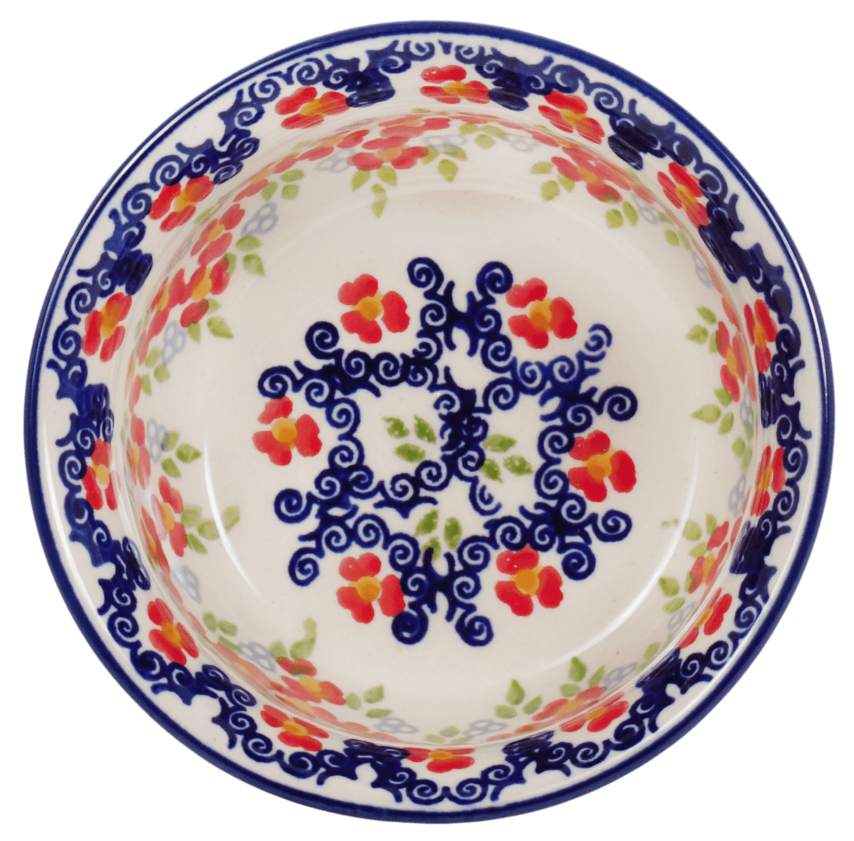 Bowl, Round, 4.5" in "Ring Around the Rosie" by Manufaktura | M082U-P321