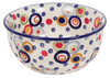 Polish Pottery 5.5" Bowl (Bubble Machine) | M083M-AS38 at PolishPotteryOutlet.com