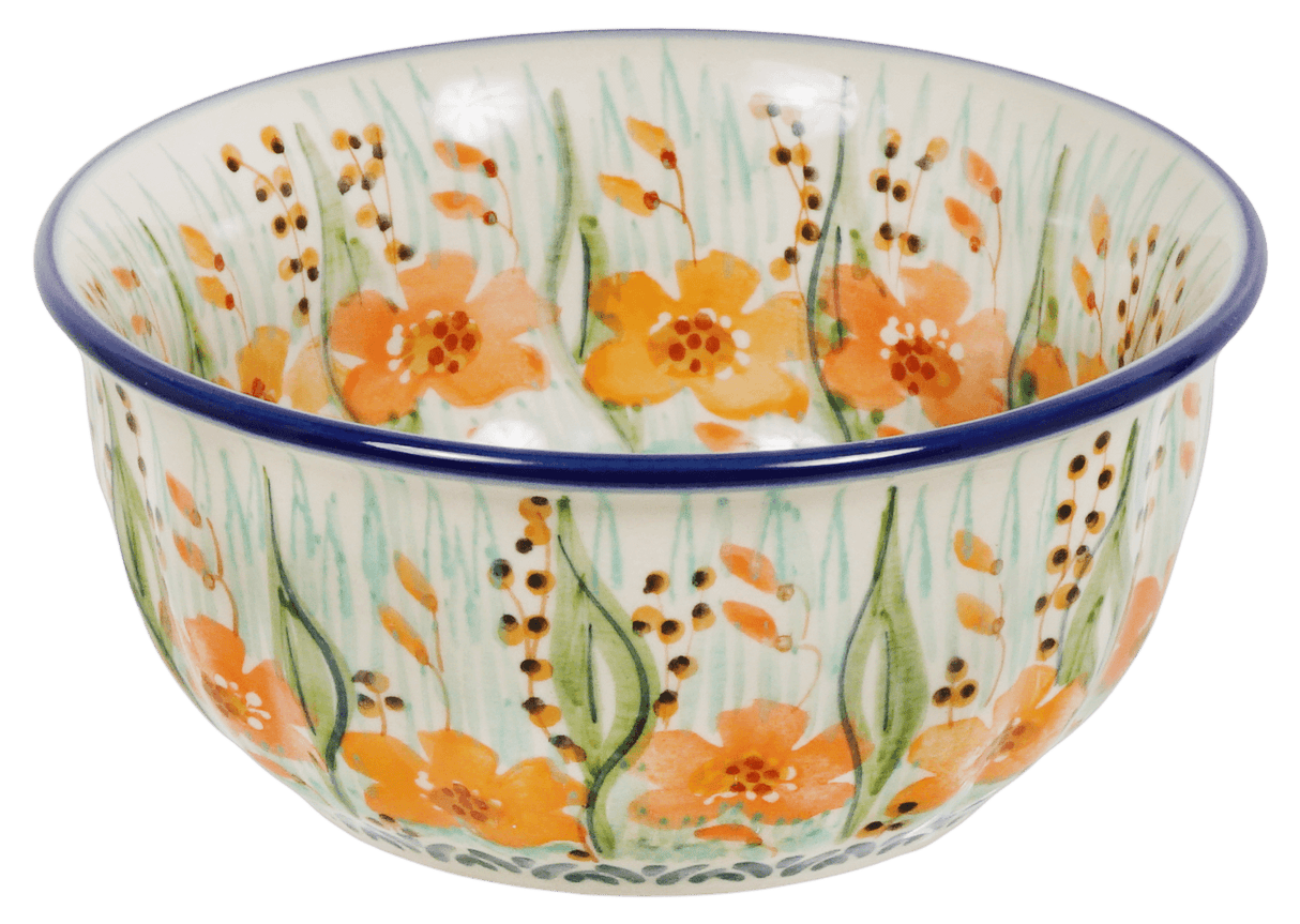 Bowl, Round, 5.5" in "Sun-Kissed Garden" by Manufaktura | M083S-GM15