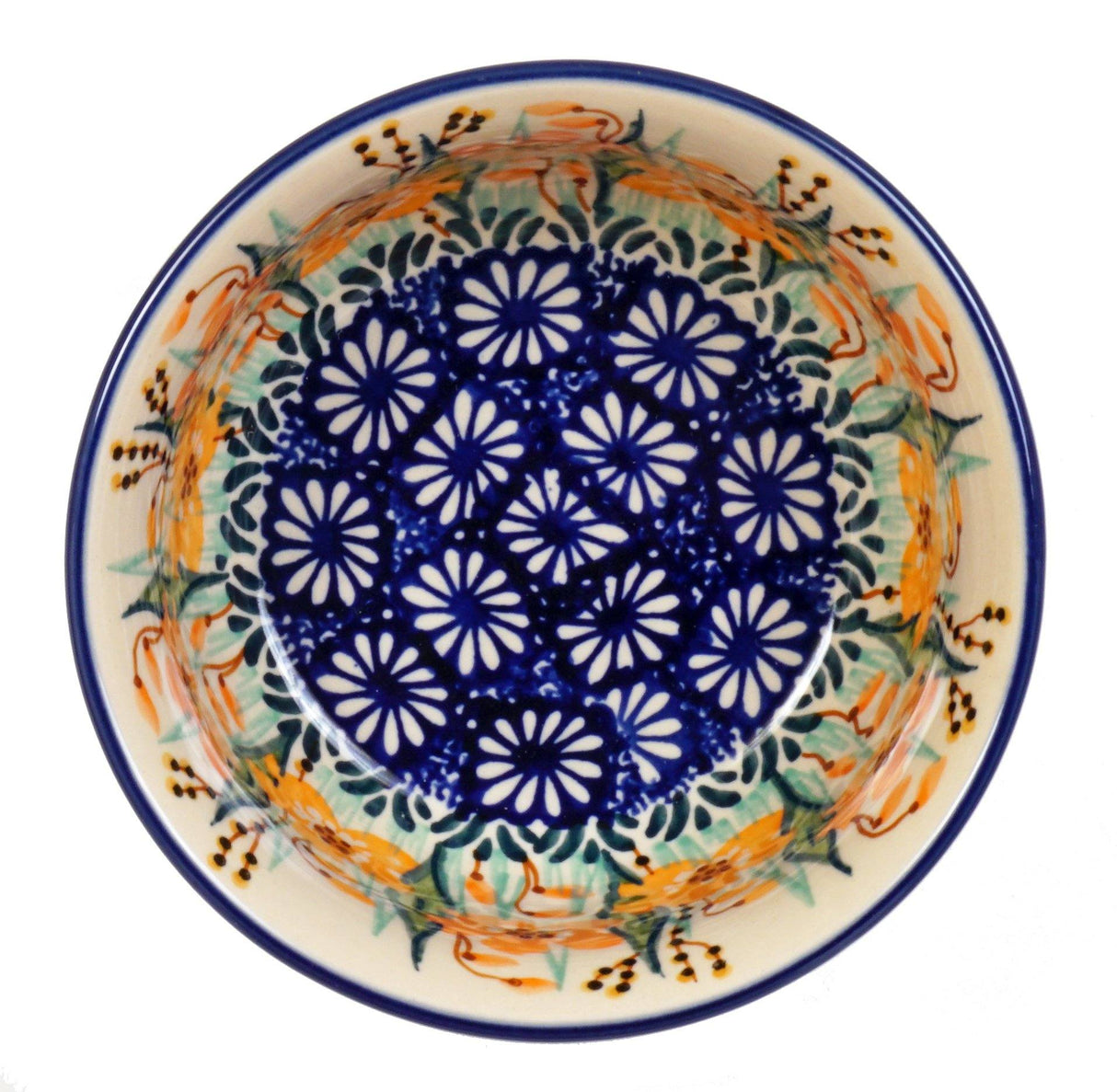 Bowl, Round, 5.5" in "Sun-Kissed Garden" by Manufaktura | M083S-GM15