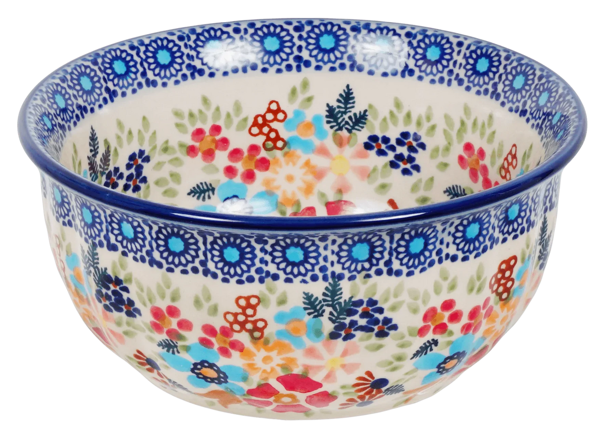 Bowl, Round, 5.5" in "Festive Flowers" by Manufaktura | M083S-IZ16