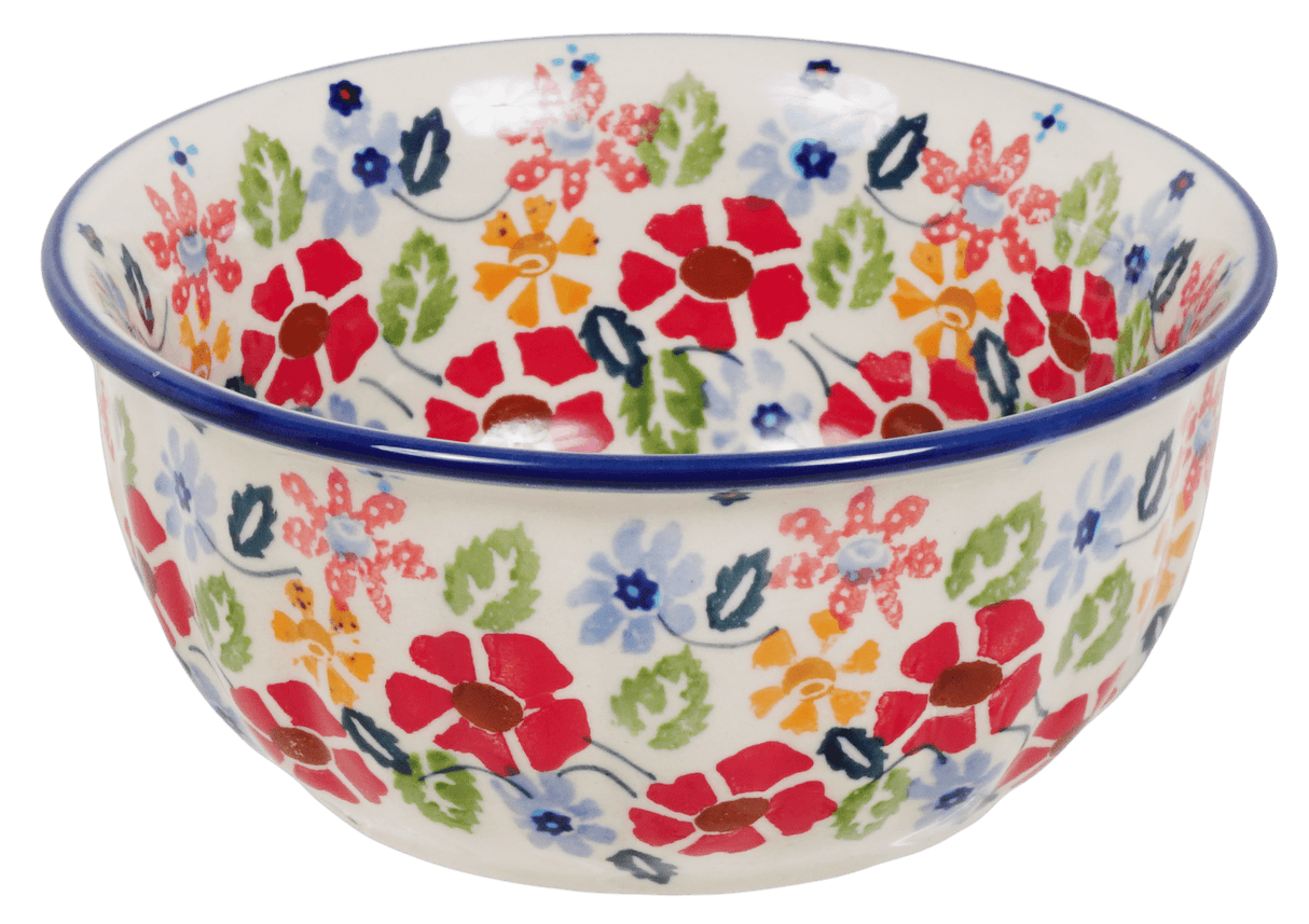 Bowl, Round, 5.5" in "Brilliant Bouquet" by Manufaktura | M083S-J113