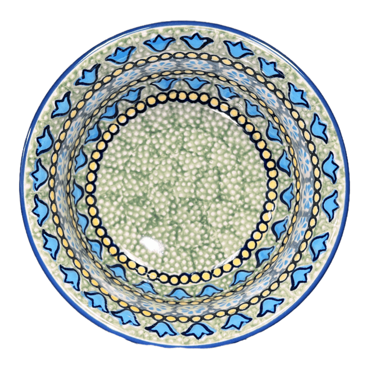 Bowl, Round, 5.5" in "Blue Bells" by Manufaktura | M083S-KLDN