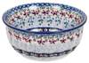 Polish Pottery 5.5" Bowl (Lilac Fields) | M083S-WK75 at PolishPotteryOutlet.com