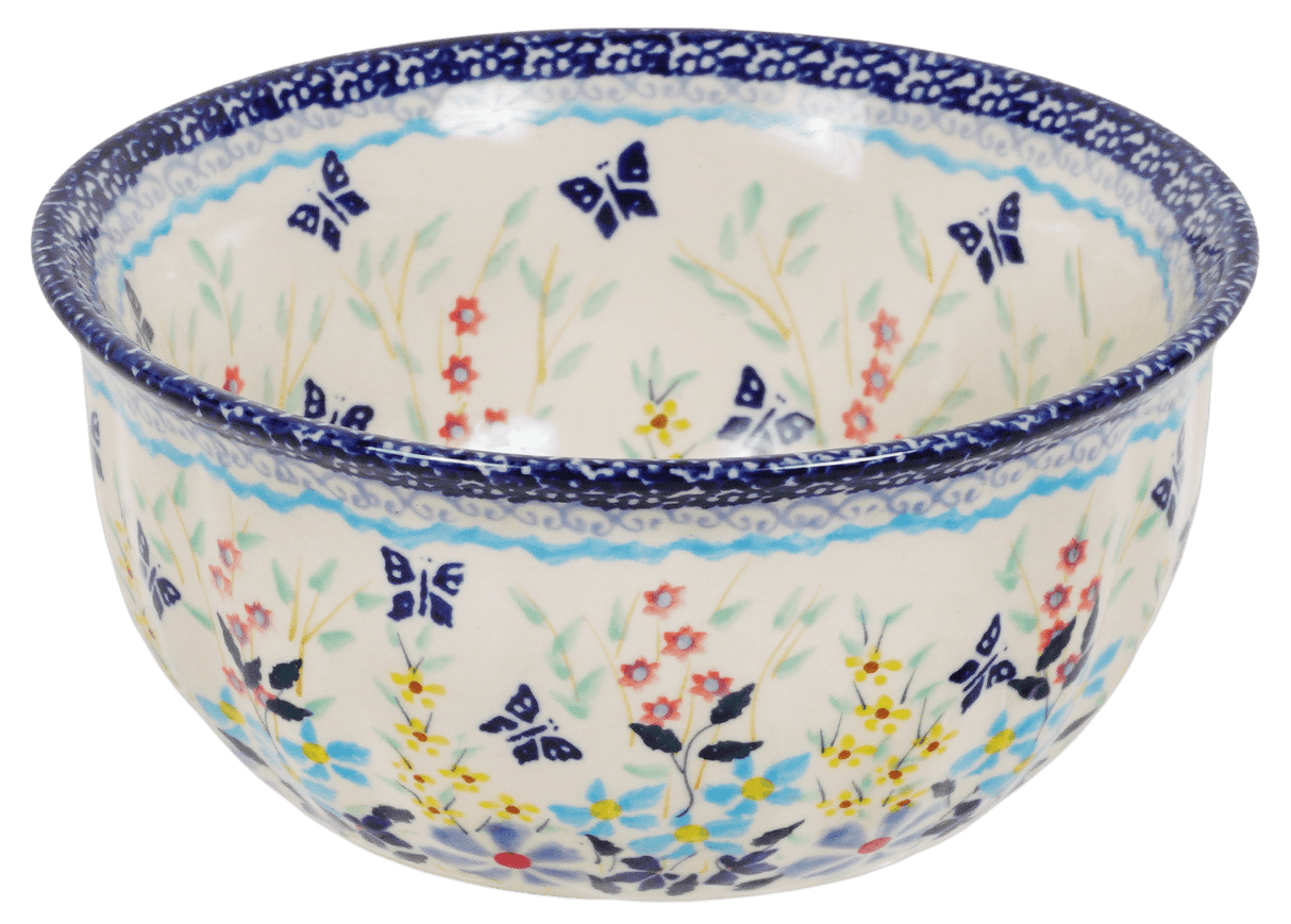 Bowl, Round, 5.5" in "Butterfly Bounty" by Manufaktura | M083S-WK76