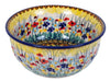Polish Pottery 5.5" Bowl (Sunlit Wildflowers) | M083S-WK77 at PolishPotteryOutlet.com