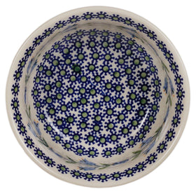 Polish Pottery 5.5" Bowl (Lily of the Valley) | M083T-ASD Additional Image at PolishPotteryOutlet.com