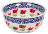 Polish Pottery 5.5" Bowl (Poppy Garden) | M083T-EJ01 at PolishPotteryOutlet.com