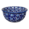Polish Pottery 5.5" Bowl (Blue on Blue) | M083T-J109 at PolishPotteryOutlet.com