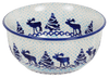 Polish Pottery 5.5" Bowl (Peaceful Season) | M083T-JG24 at PolishPotteryOutlet.com