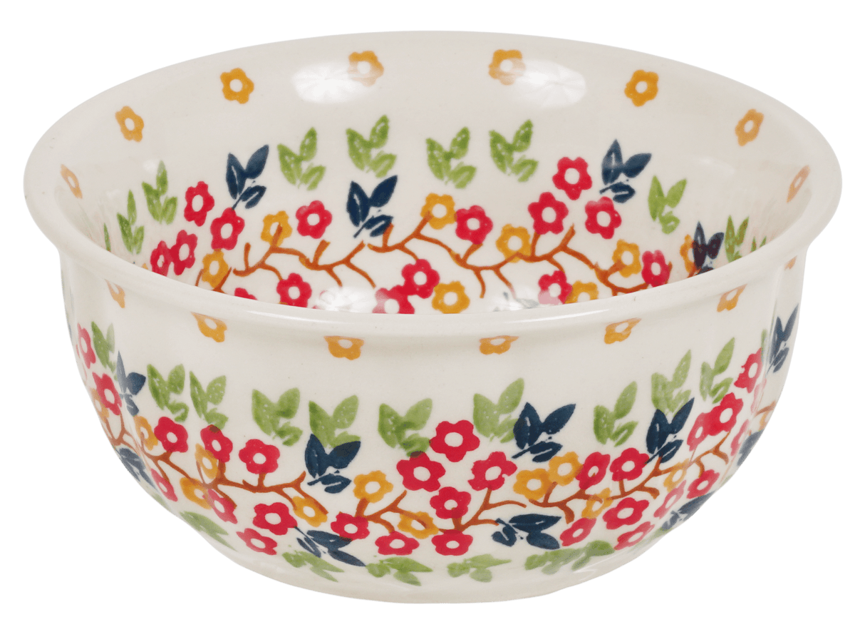 Bowl, Round, 5.5" in "Autumn Wreath" by Manufaktura | M083T-KK02