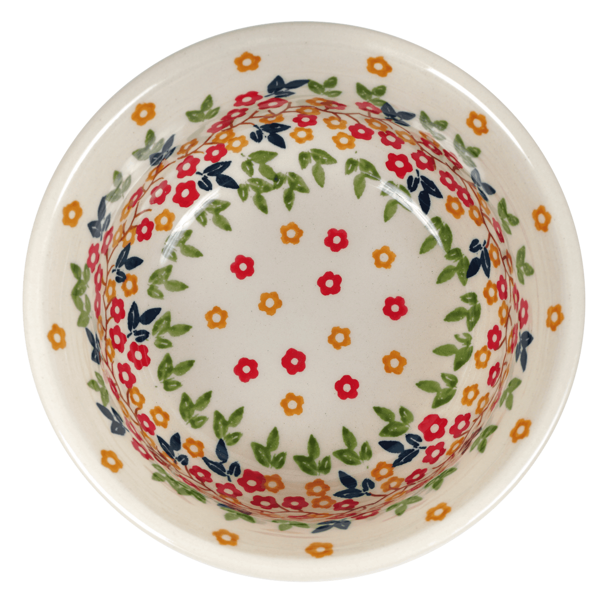 Bowl, Round, 5.5" in "Autumn Wreath" by Manufaktura | M083T-KK02