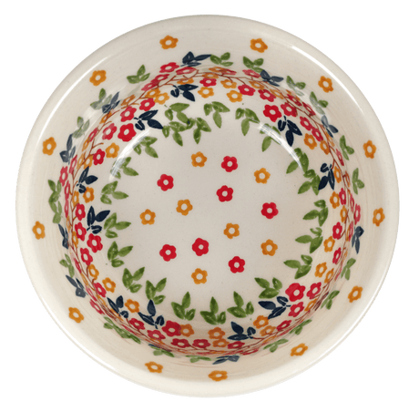Bowl, Round, 5.5" in "Autumn Wreath" by Manufaktura | M083T-KK02