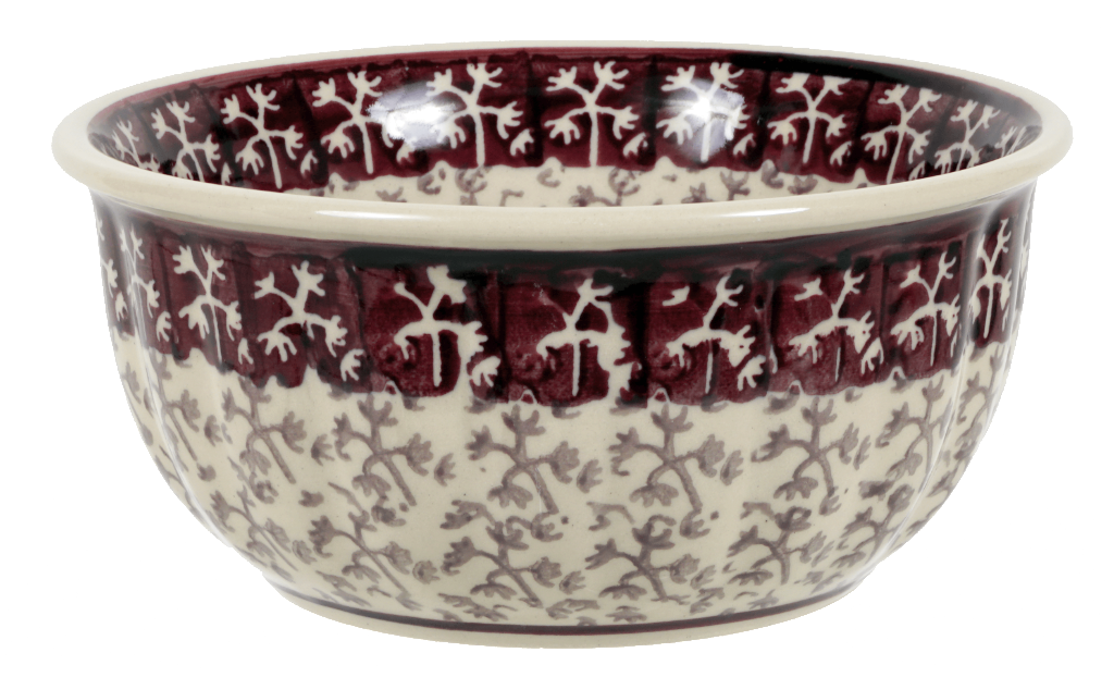 Bowl, Round, 5.5" in "Merlot Thicket" by Manufaktura | M083T-P352