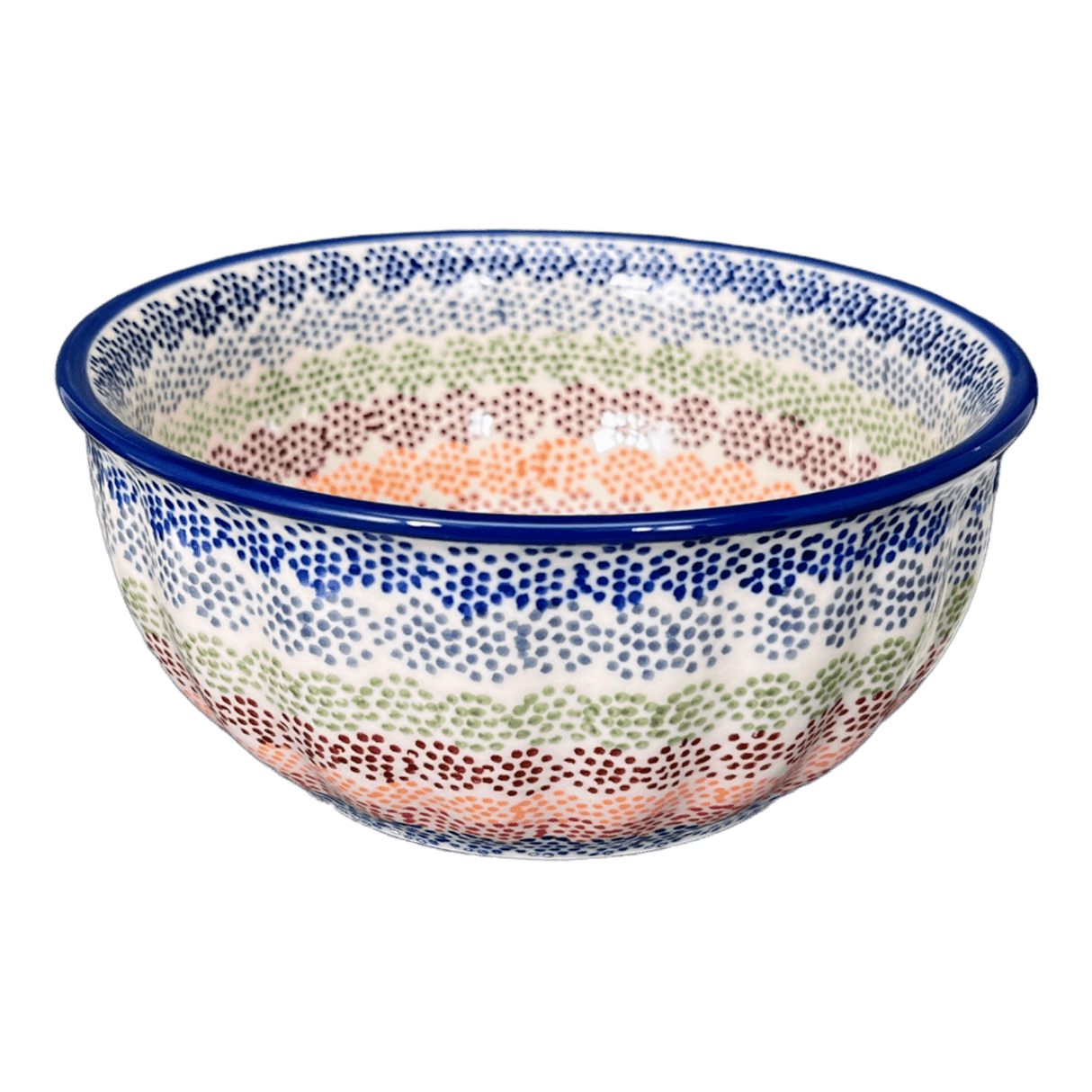 Bowl, Round, 6.5" in "Speckled Rainbow" by Manufaktura | M084M-AS37