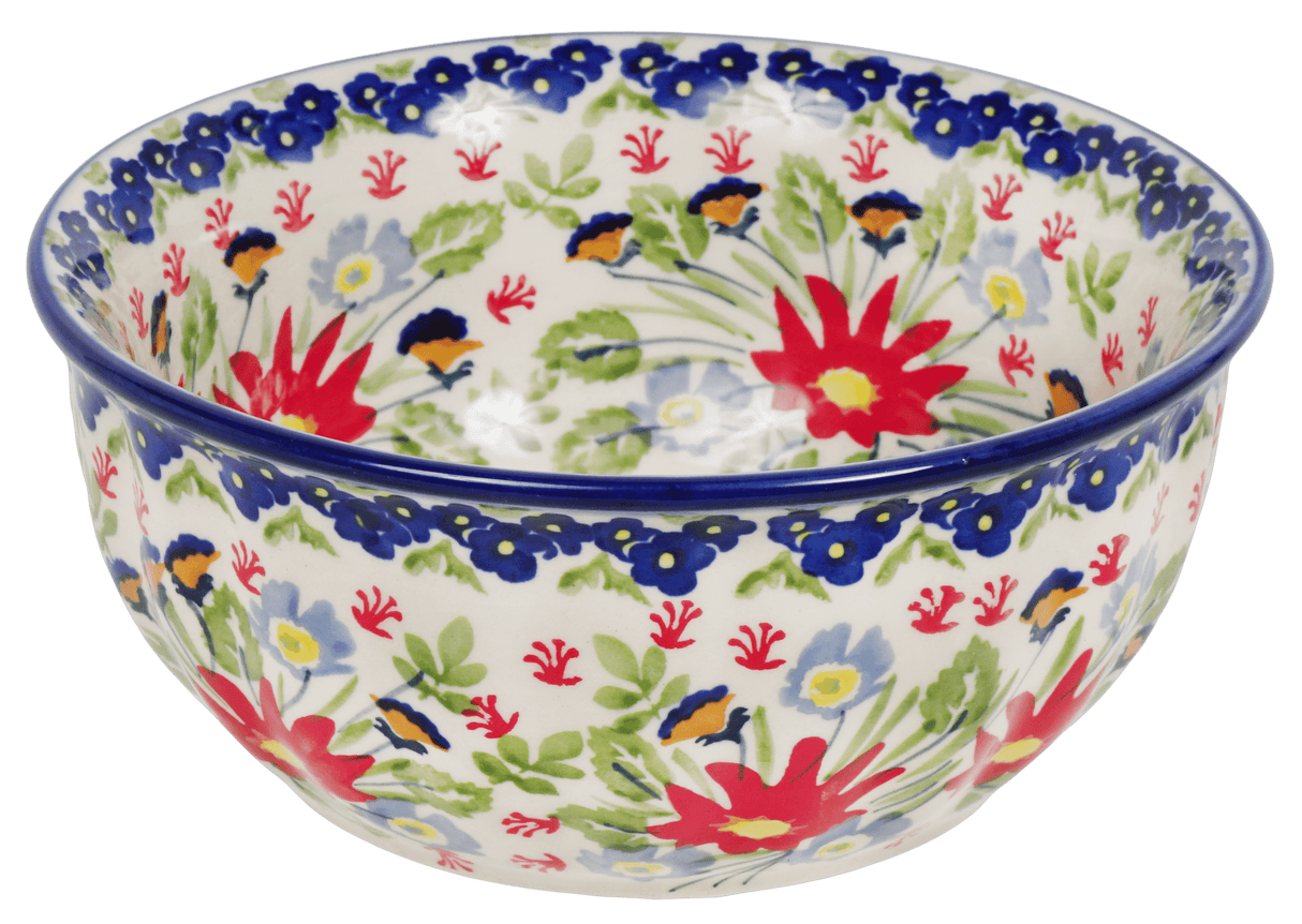 Bowl, Round, 6.5" in "Floral Fantasy" by Manufaktura | M084S-P260