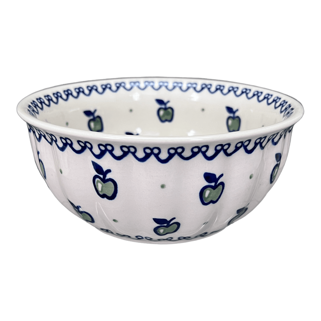 Bowl, Round, 6.5" in "Green Apple" by Manufaktura | M084T-15