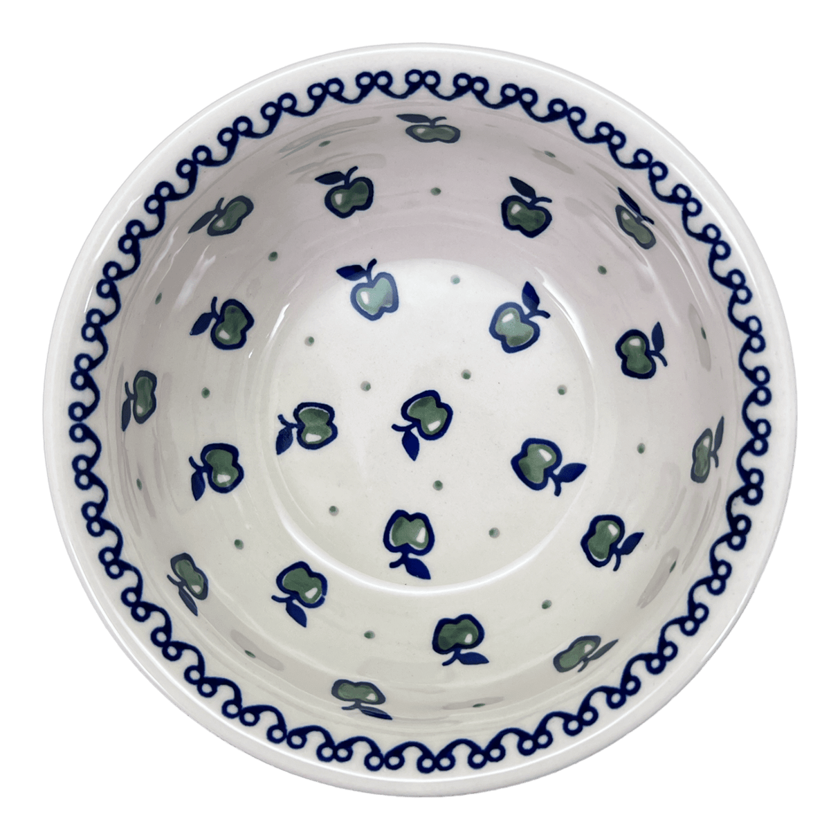 Bowl, Round, 6.5" in "Green Apple" by Manufaktura | M084T-15