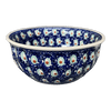 Polish Pottery 6.5" Bowl (Fish Eyes) | M084T-31 at PolishPotteryOutlet.com