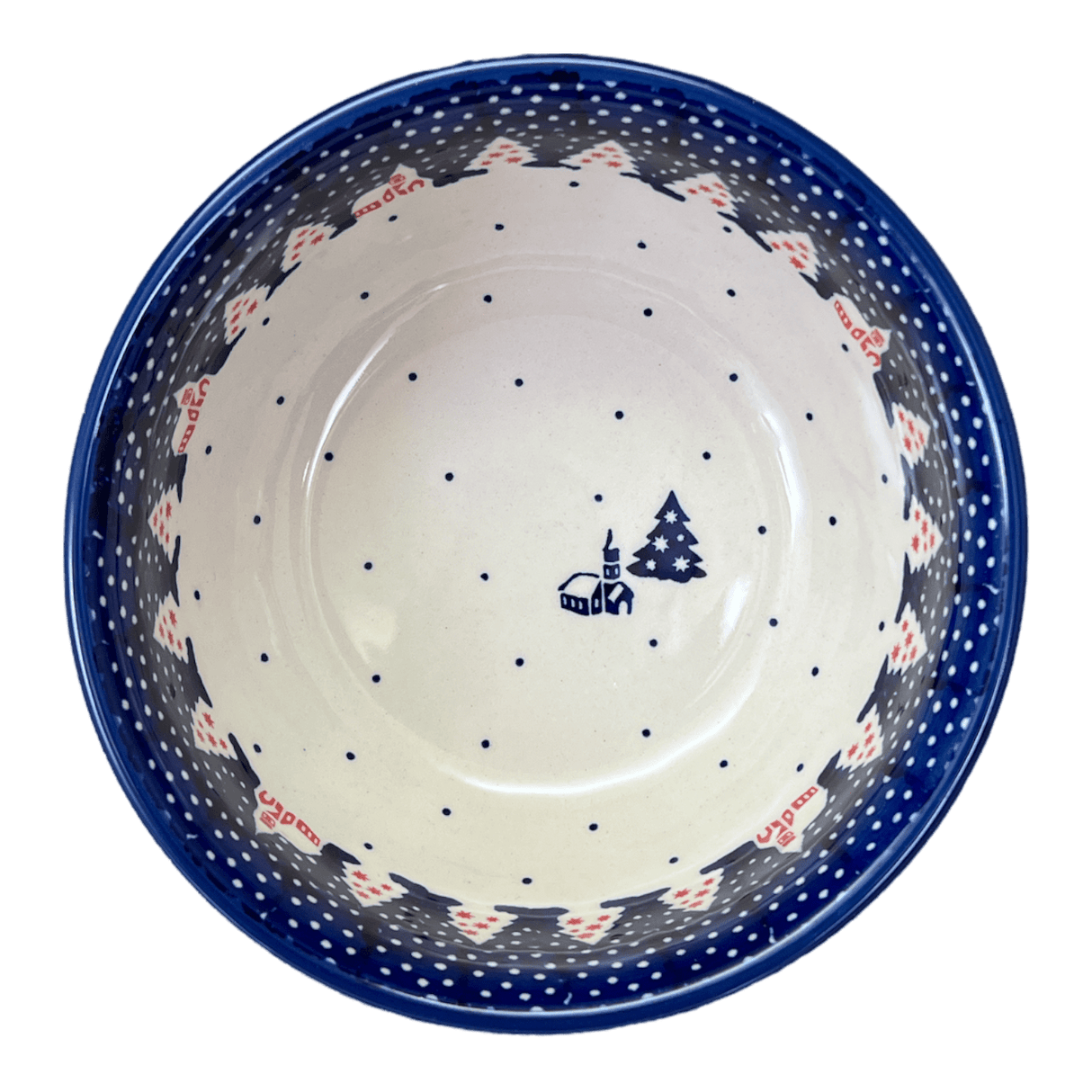 Bowl, Round, 6.5" in "Christmas Chapel" by Manufaktura | M084T-CHDK