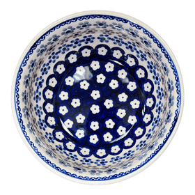 Polish Pottery 6.5" Bowl (Floral Chain) | M084T-EO37 Additional Image at PolishPotteryOutlet.com