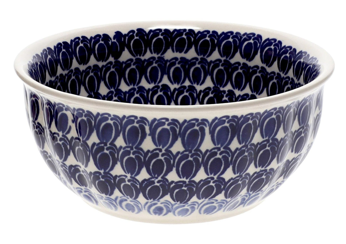 Bowl, Round, 6.5" in "Tulip Blues" by Manufaktura | M084T-GP16