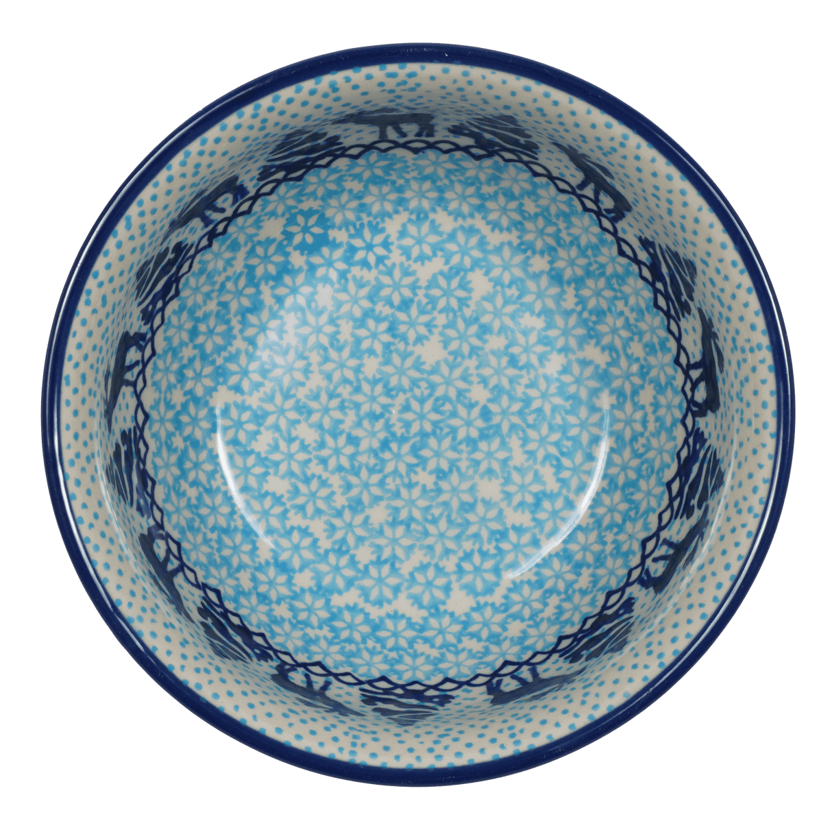 Bowl, Round, 6.5" in "Peaceful Season" by Manufaktura | M084T-JG24