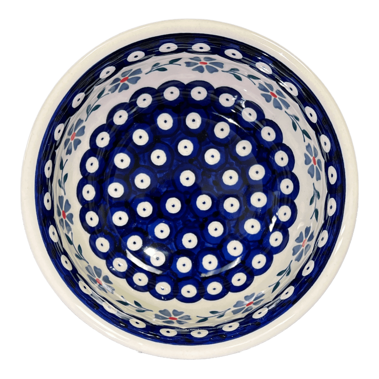 Bowl, Round, 6.5" in "Periwinkle Chain" by Manufaktura | M084T-P213