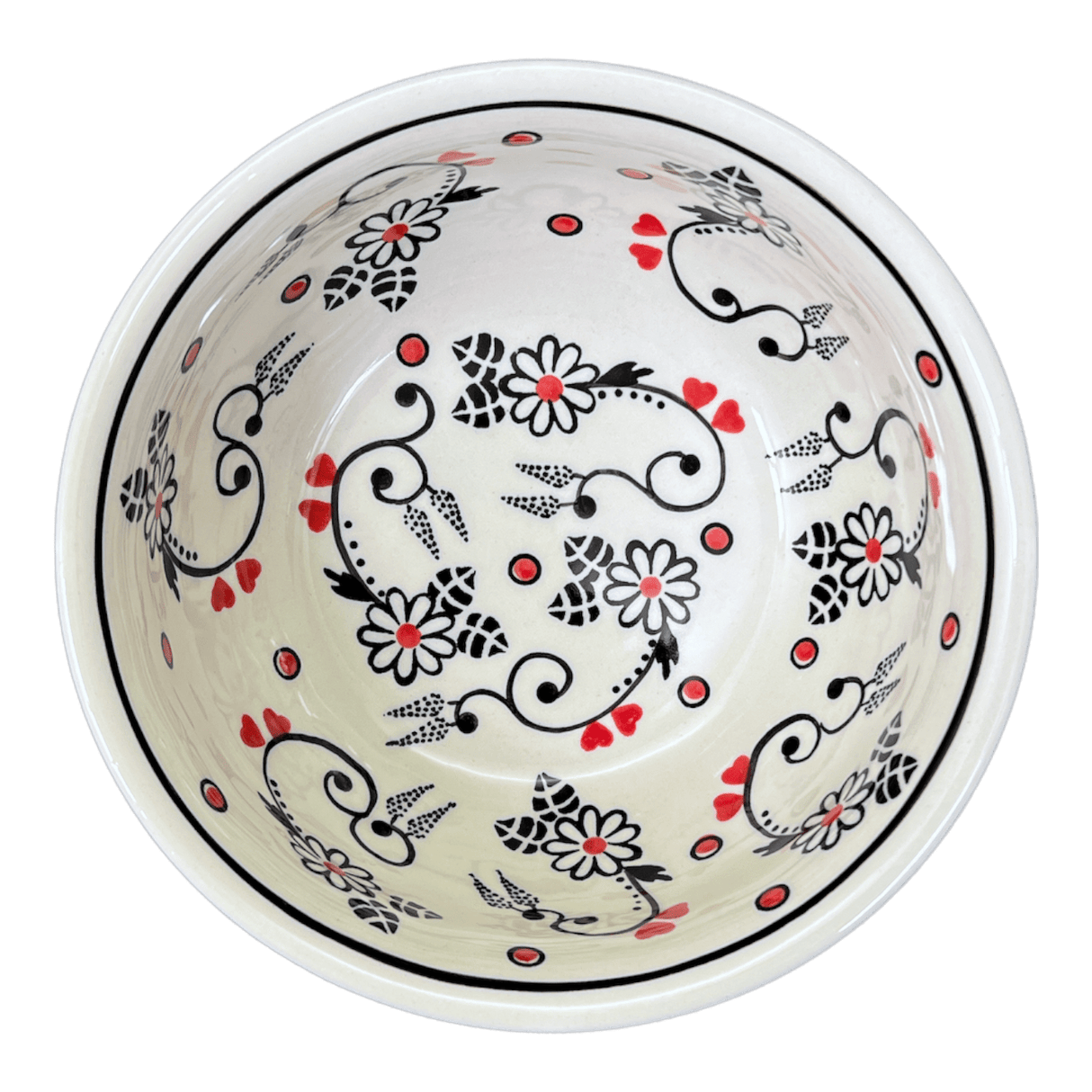 Bowl, Round, 6.5" in "Night Garden" by Manufaktura | M084U-BL02