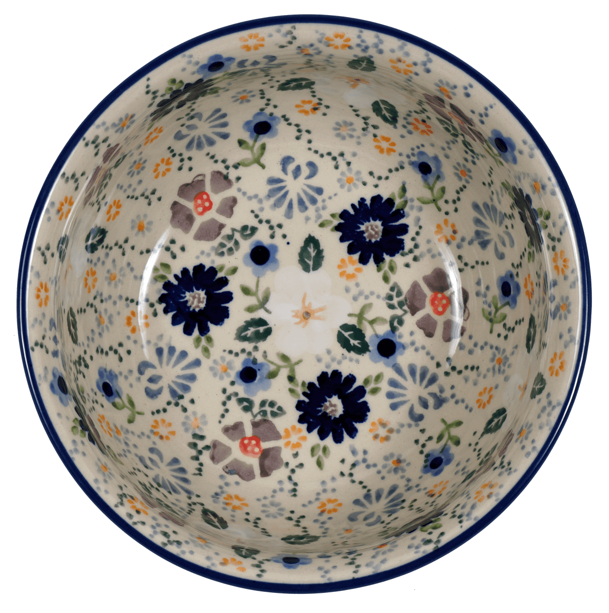 Bowl, Round, 6.5" in "Scattered Petals" by Manufaktura | M084S-EO35
