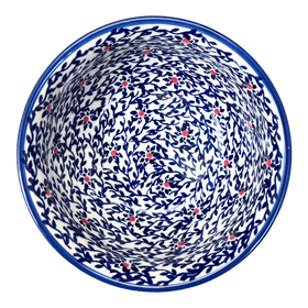 Polish Pottery 6.5" Bowl (Blue Canopy) | M084U-IS04 Additional Image at PolishPotteryOutlet.com