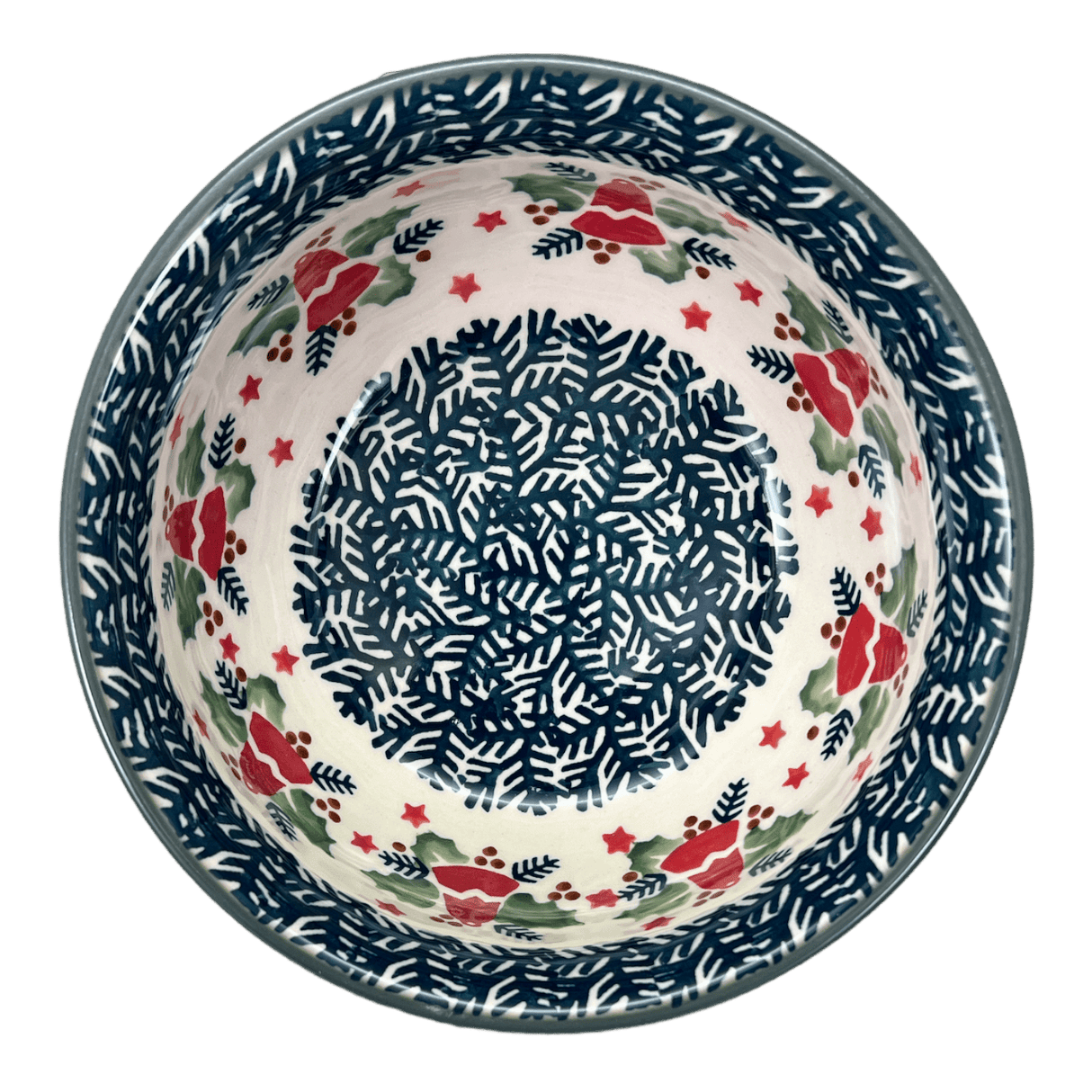 Bowl, Round, 6.5" in "Evergreen Bells" by Manufaktura | M084U-PZDG